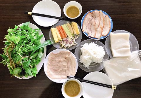 Pork Wrapped in Rice Paper - Da Nang Local Food