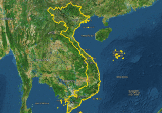 Map of Vietnam