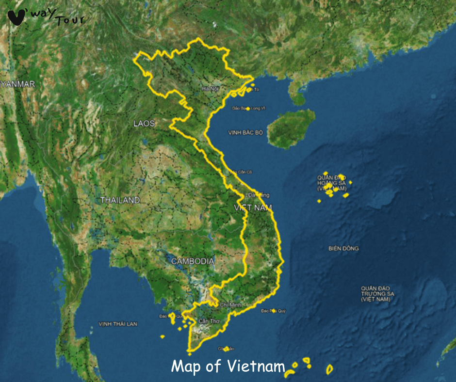Map of Vietnam